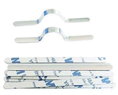 WHOLESALE 1000pcs PE aluminum Metal Strips Straps 8.5cm Nose Adjuster Nose Bridge Strips for Face Mask, crafting twist tie clip nasal
