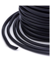 WHOLESALE Black Hollow Rubber Tubing Rope 3mm outside, 1.5mm Hole Rubber Tube Cord for Jewelry Making, memory wire bracelet cover