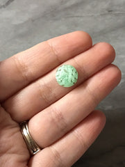 White + Mint Green Confetti Resin 12mm Druzy Cabochons, jewelry making kit earring set, diy jewelry, druzy studs, Druzy stud earrings