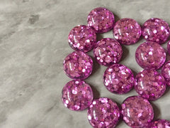 Rose Pink Resin 12mm Druzy Cabochons, jewelry making kit earring set, diy jewelry, druzy studs, 12mm Druzy stud earrings