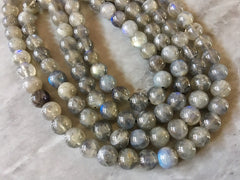 Grade AA Natural Gemstone Labradorite WHOLESALE glass beads, colorful beads, clearance beads necklace bracelet mandala gray