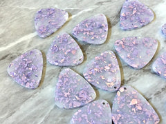Purple Foil Confetti & Clear resin Acrylic Blanks Cutout, earring pendant jewelry making, 30mm blue 1 Hole earring blanks, drop earrings