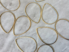 Gunmetal Thin Wire Oval 32mm for earrings, gray blanks, DIY gold earring jewelry round gray earrings, geometric boho long necklace silver