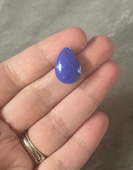 Colorful Acrylic Teardrop Bead, 1 Hole 18mm jewelry making, royal blue teardrop earring blanks, faceted beads dangle drop earrings