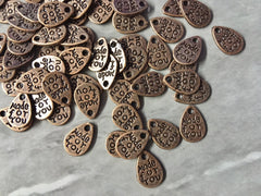 WHOLESALE 500 Pieces Copper Made For You Necklace charms, clearance beads jewelry making earrings bracelet necklace brown vintage