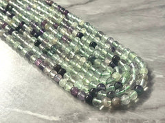 Natural Fluorite Beads 8mm Bead Strand, Stone jewelry Making Wire Bangles, long necklaces, tassel necklace, green glass gemstone clear