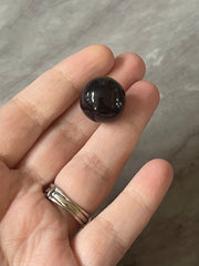 Black Shiny 18mm round beads, gumball beads, bubblegum beads, chunky beads, 18mm black beads, black necklace, neutral chunky jewelry