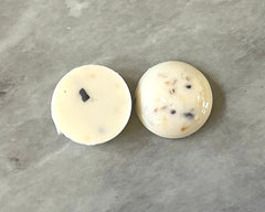 Terrazzo + Cream Resin Acrylic Blanks Cabs, 20mm round circle blanks, earring jewelry making, stud earring blanks, cabochon earrings