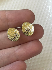 12mm Gold post earring blanks drop earring, stud earring jewelry dangle DIY earring making oval fancy drop evening earrings