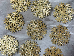 Christmas Snowflake Earring Blanks, gold round jewelry blanks, dangle drop earrings studs dangle DIY making, winter fabric laser cut
