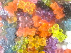 WHOLESALE 200 Pieces Bear XL charms 30mm size, 1 hole pendant beads
