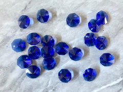 WHOLESALE Royal Blue 14mm beads, sale beads, clearance beads jewelry making earrings bracelet necklace 2 Hole crystals