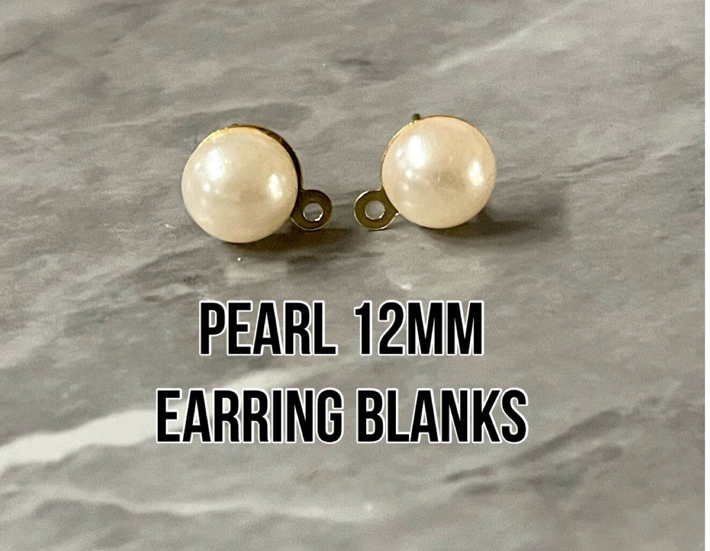 DIY Pearl Stud Earrings 