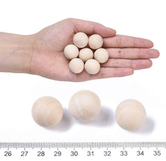 WHOLESALE Huge Lot No Hole 20mm Laser Cut Wood Balls, unfinished wood DIY, round smooth birch ball