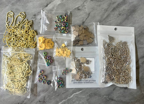 WHOLESALE HUGE LOT metal silver gold findings, Sale Findings, Gold Findings, Clearance Charms, Jewelry Supplies, Jewelry Making