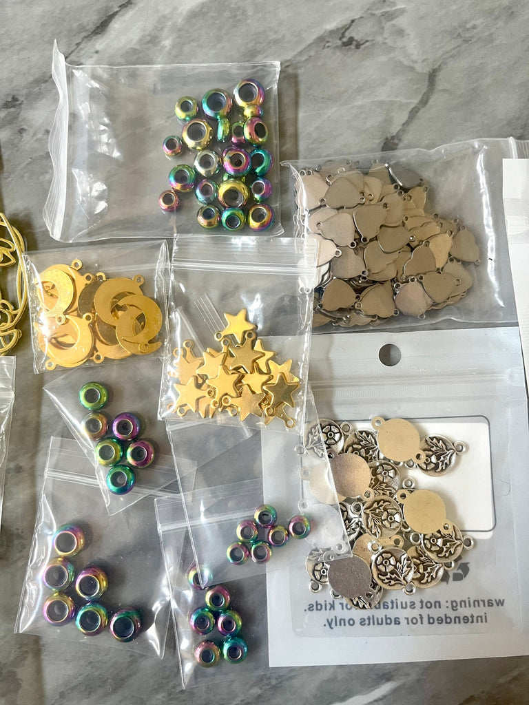 WHOLESALE HUGE LOT metal silver gold findings, Sale Findings, Gold Fin –  Swoon & Shimmer