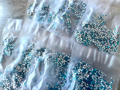 WHOLESALE 10 bags, 2mm flat back teal rhinestones, metal Jewelry DIY Finding, Necklaces Bracelet Making, silver clearance sale pendant