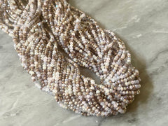 WHOLESALE! Coffee House, Glass Beads Strands, 3mm Faceted Rondelle Bead strands, 16 inch strands, about 190 beads per strands