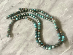 WHOLESALE Natural Chrysocolla Gemstone Beads Strands, 1 strand turquoise green beads, gemstone beads, glass beads 6mm