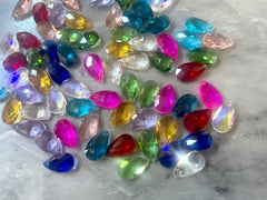 WHOLESALE Crystal Rhinestone Top Drilled, Cone crystals bead soup mix, sale beads, jewelry making earrings bracelet necklace