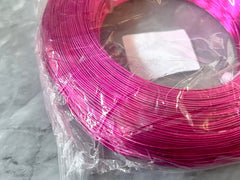 WHOLESALE 1,000 Feet Bright Hot Pink Gauge 0.8mm Aluminum Flexible Wine Madium