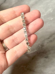 WHOLESALE Rhinestone Silver Chain, Sale Chain, Diamond square Chain, Clearance Chain, Jewelry Supplies, Jewelry Making