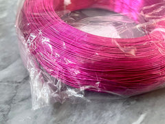 WHOLESALE 1,000 Feet Bright Hot Pink Gauge 0.8mm Aluminum Flexible Wine Madium
