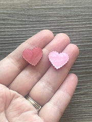 Glitter Galaxy Pink Heart Acrylic Earring Blanks, blank glitter jewelry, resin earrings lucite love earring blanks Valentines Day Stud