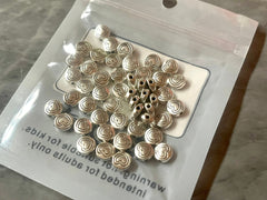 WHOLESALE Silver Heart Charms, Sale pendants women necklace bracelet jewelry beads