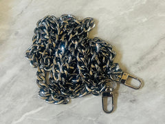 WHOLESALE chunky metal gunmetal replacement chain, jewelry making or purse chain short, 60” Clearance Chain, Jewelry Supplies