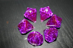 You pick color! Girls Chunky Bubble Gum Necklace Rhinestone Pendant Charm Pink Purple White Blue