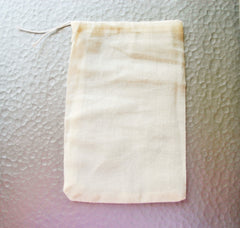 4x6 Drawsting Muslin Bags - Candy / Soap / Party Favor / Jewelry bags - BLANK BAGS - Buy more to save MORE! - Swoon & Shimmer - 3