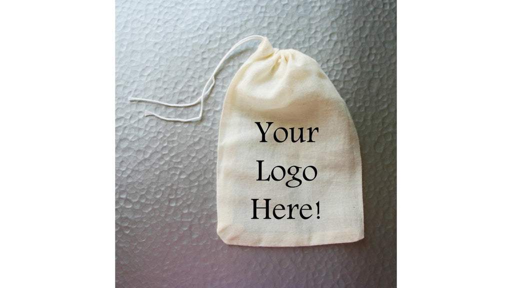Custom printed muslin bags outlet