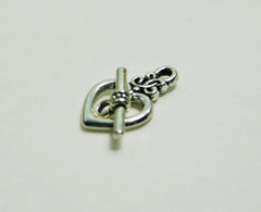 Heart Toggle Closures - Jewelry Making Connectors - Flat Rate Shipping - Ships FAST! - Swoon & Shimmer - 4