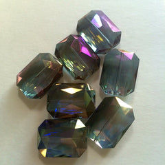 34mm Glass Crystal in Purple Coffee - faceted crystals for jewelry creation, bangle making - Swoon & Shimmer - 3