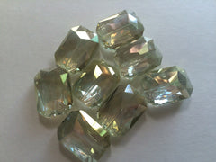 34mm Glass Crystal in Pale yellow- faceted crystals for jewelry creation, bangle making - Swoon & Shimmer - 4