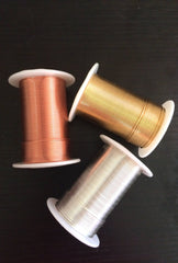 20 Gauge Silver Gold Copper Wire 45 Feet / 15 Yards Jewelry Bangle Make Wire Wrapped Pendants Necklace Bracelet
