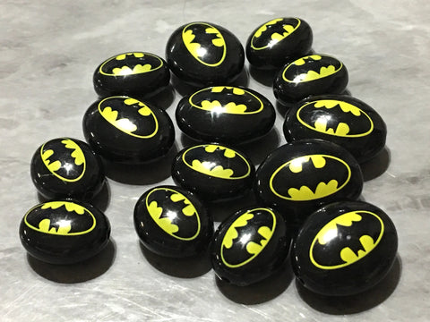 SALE! Bead lot. Black & Yellow Batman Beads